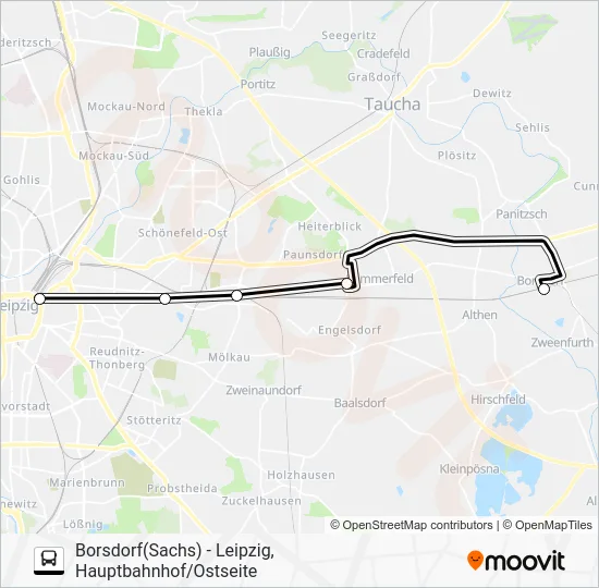Автобус RB110: карта маршрута