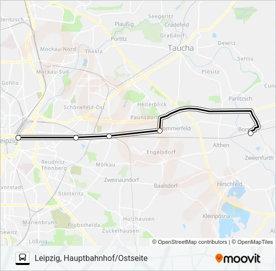 RB110 Bus Line Map