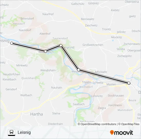 RB110 Bus Line Map
