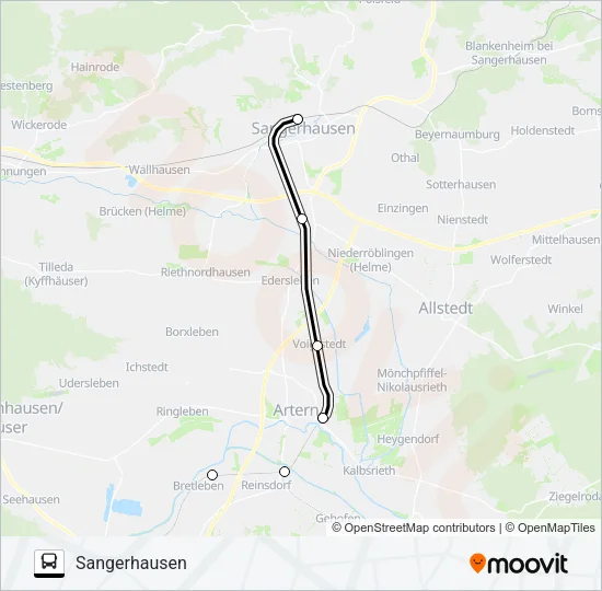 RB59 Bus Line Map