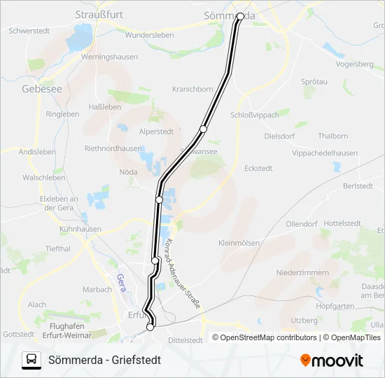 RB59 Bus Line Map