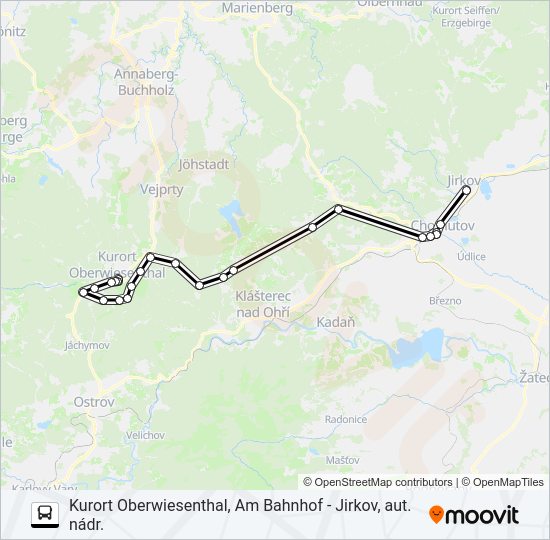 Автобус 585: карта маршрута