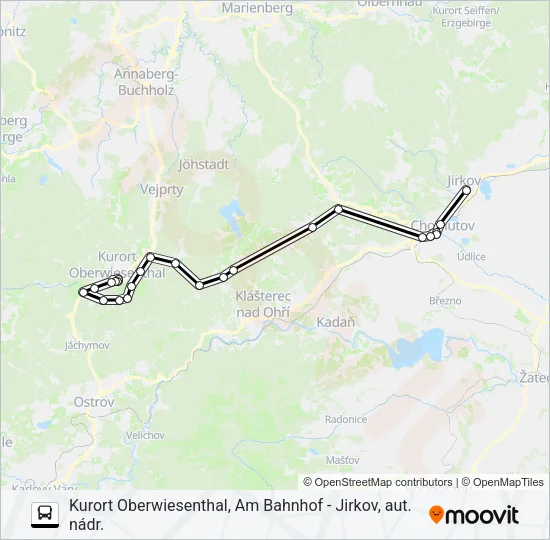 585 Bus Line Map