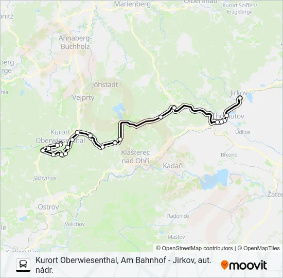 585 Bus Line Map