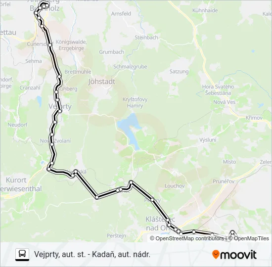 590 Bus Line Map