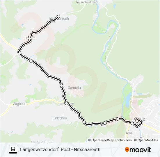 20 Bus Line Map