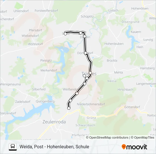34 Bus Line Map