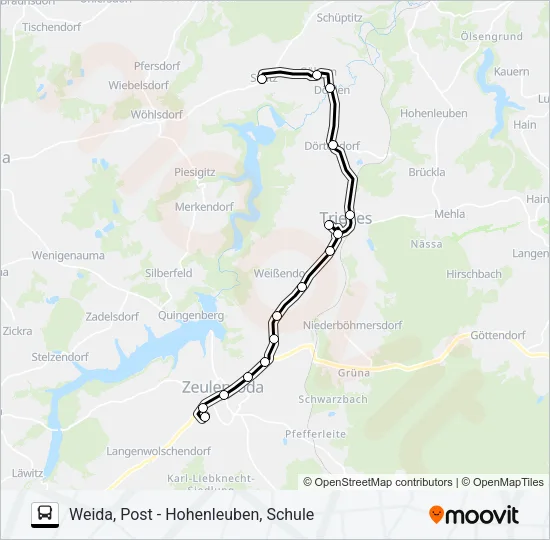 34 Bus Line Map