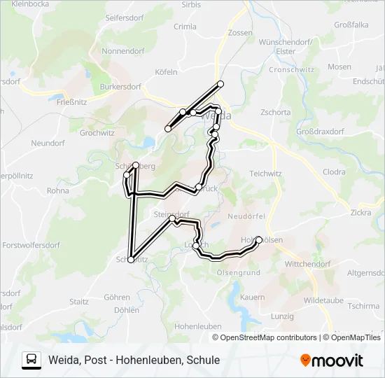 34 Bus Line Map