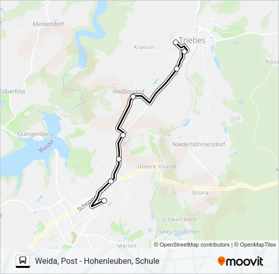 34 Bus Line Map