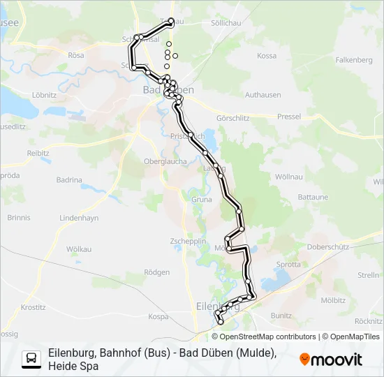 232 Bus Line Map