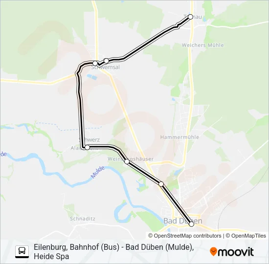 232 Bus Line Map