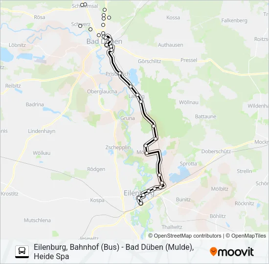 232 Bus Line Map