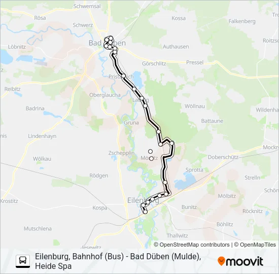232 Bus Line Map