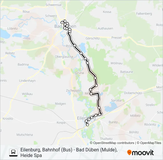 232 Bus Line Map