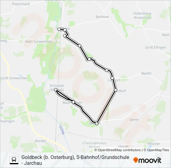 Автобус 972: карта маршрута