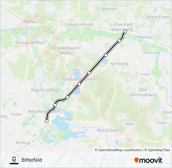 S2 Train Line Map