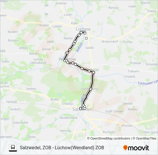 8400 Bus Line Map