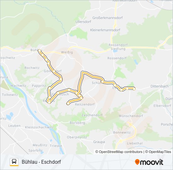 228 bus Line Map