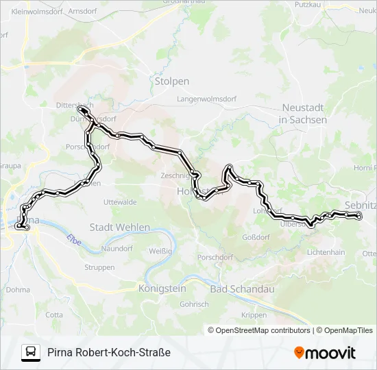 236 Bus Line Map