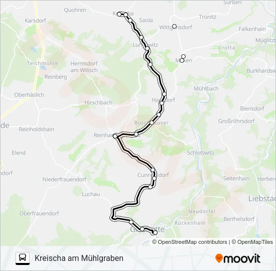 386 Bus Line Map