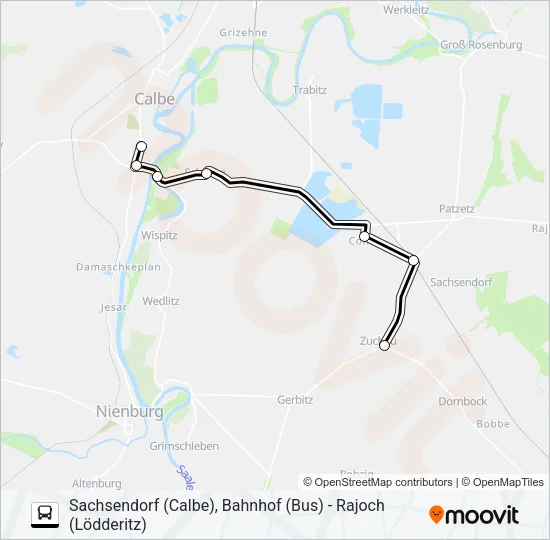136 Bus Line Map