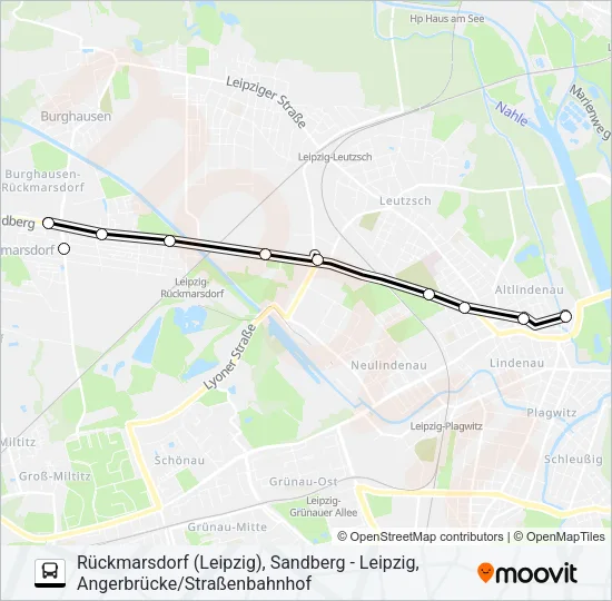 Автобус 130: карта маршрута