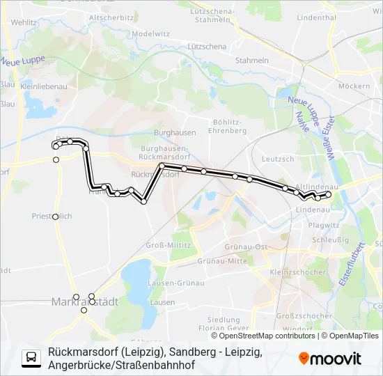 130 Bus Line Map