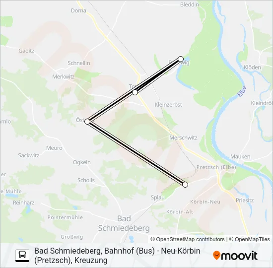 336 Bus Line Map