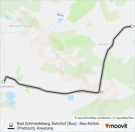 336 Bus Line Map