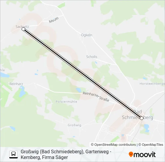 346 Bus Line Map