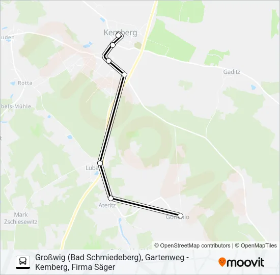 Автобус 346: карта маршрута