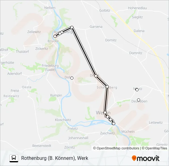 325 Bus Line Map