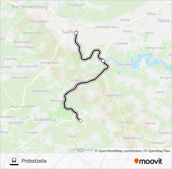 Автобус EV: карта маршрута