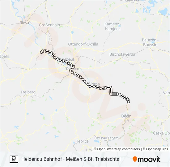 S1 Train Line Map