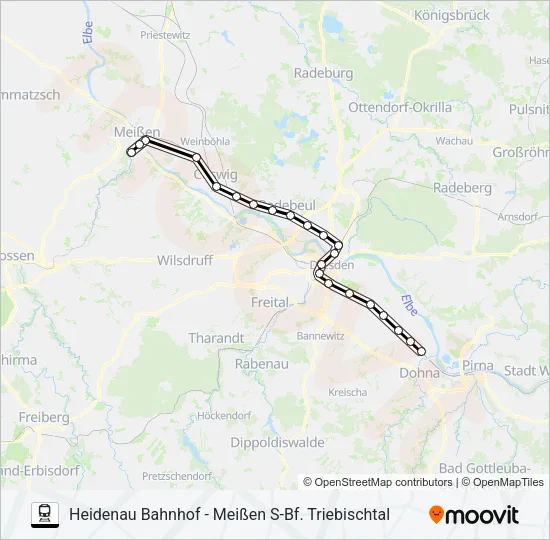 S1 Train Line Map