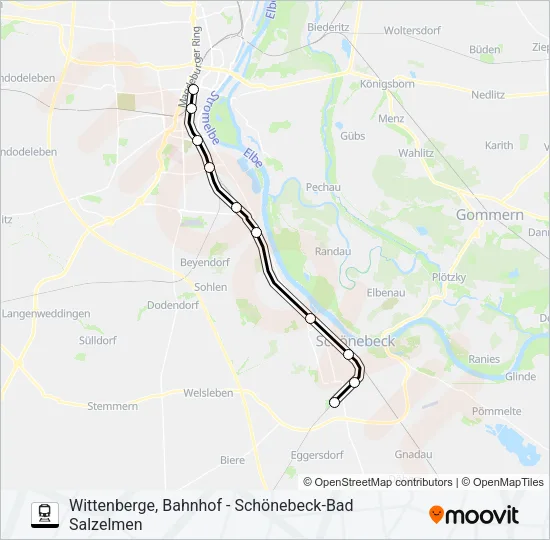S1 Train Line Map