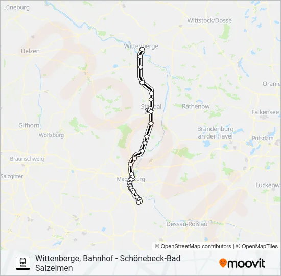 S1 Train Line Map