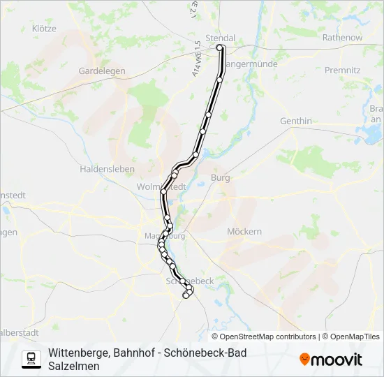 S1 Train Line Map