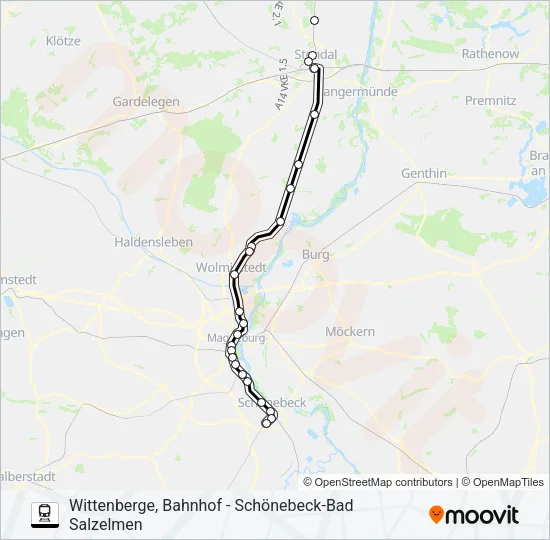 S1 Train Line Map