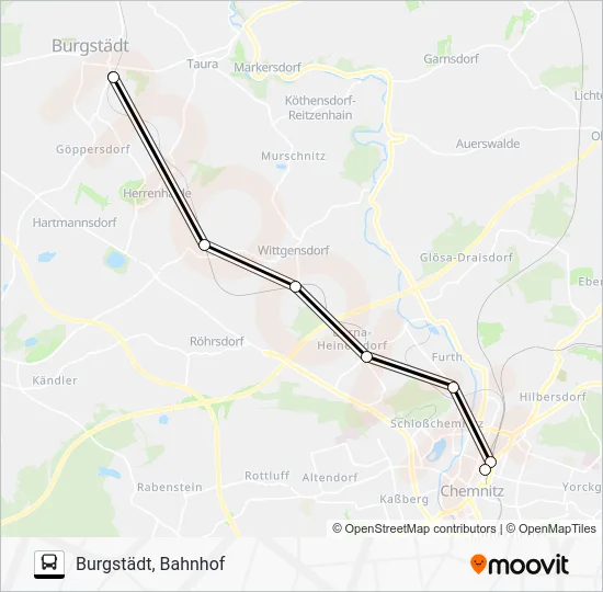  EV: карта маршрута