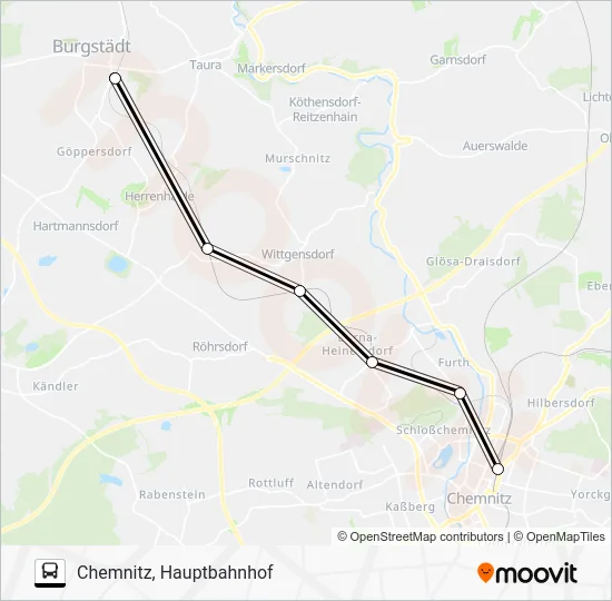  EV: карта маршрута