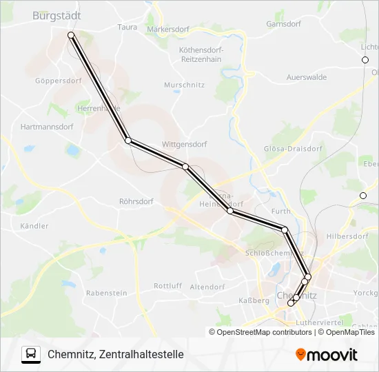  EV: карта маршрута