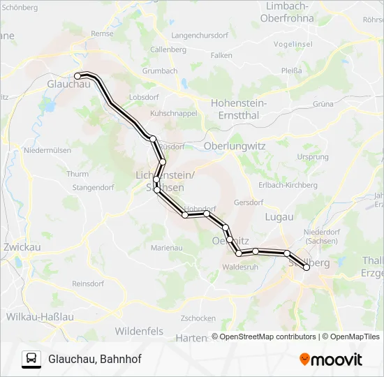  EV: карта маршрута