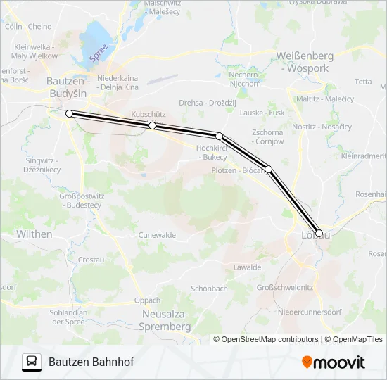 RB60 Bus Line Map