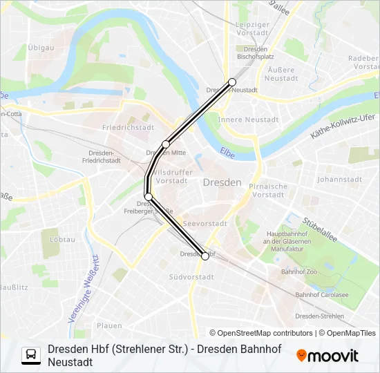 RB61 Bus Line Map