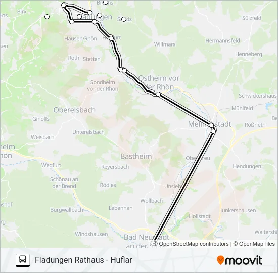 822 Bus Line Map