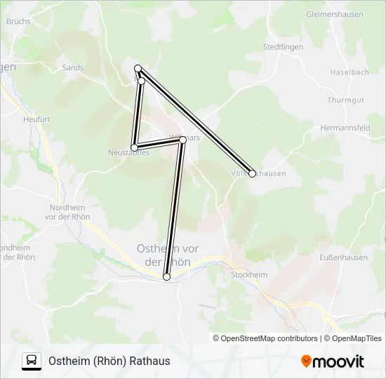 824 Bus Line Map