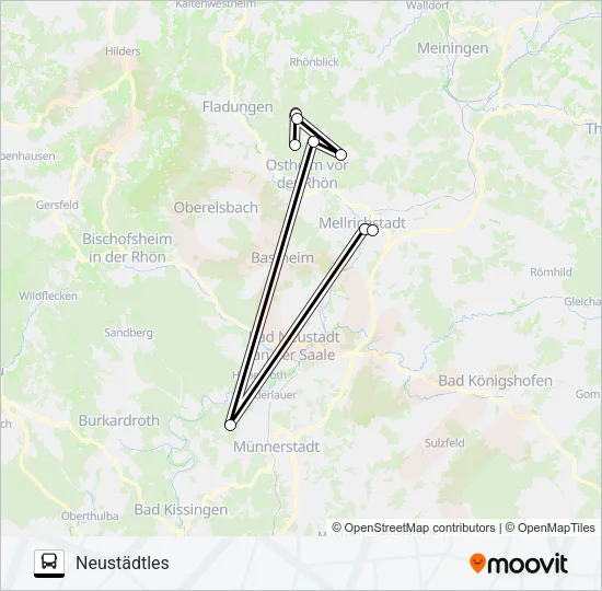 824 Bus Line Map