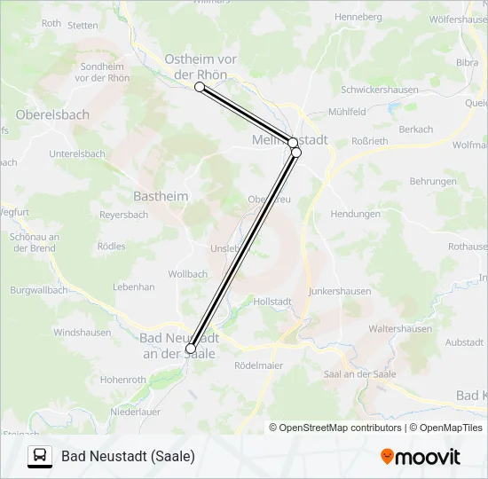 824 Bus Line Map
